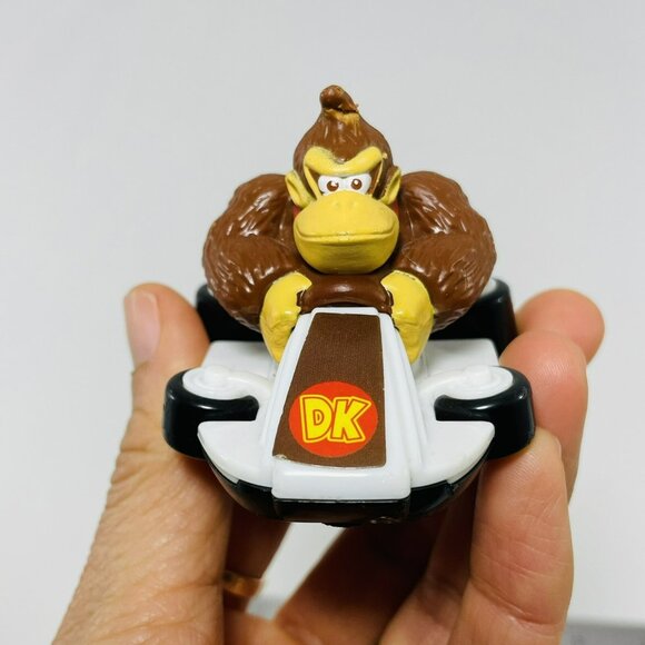 Nintendo McDonald Dk Donkey Mariokart Figure Toy King Kong Kart Race Car Monkey - Picture 5 of 8